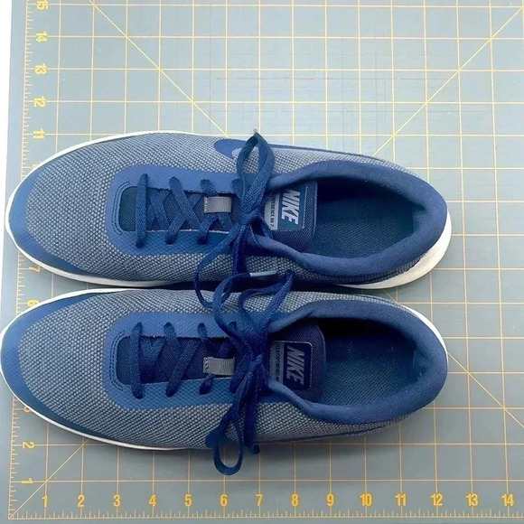 Nike Flex Experience RN 7 Sneakers Men’s 11 Blue Tie Athletic Xm Comfort Sports - Picture 12 of 17